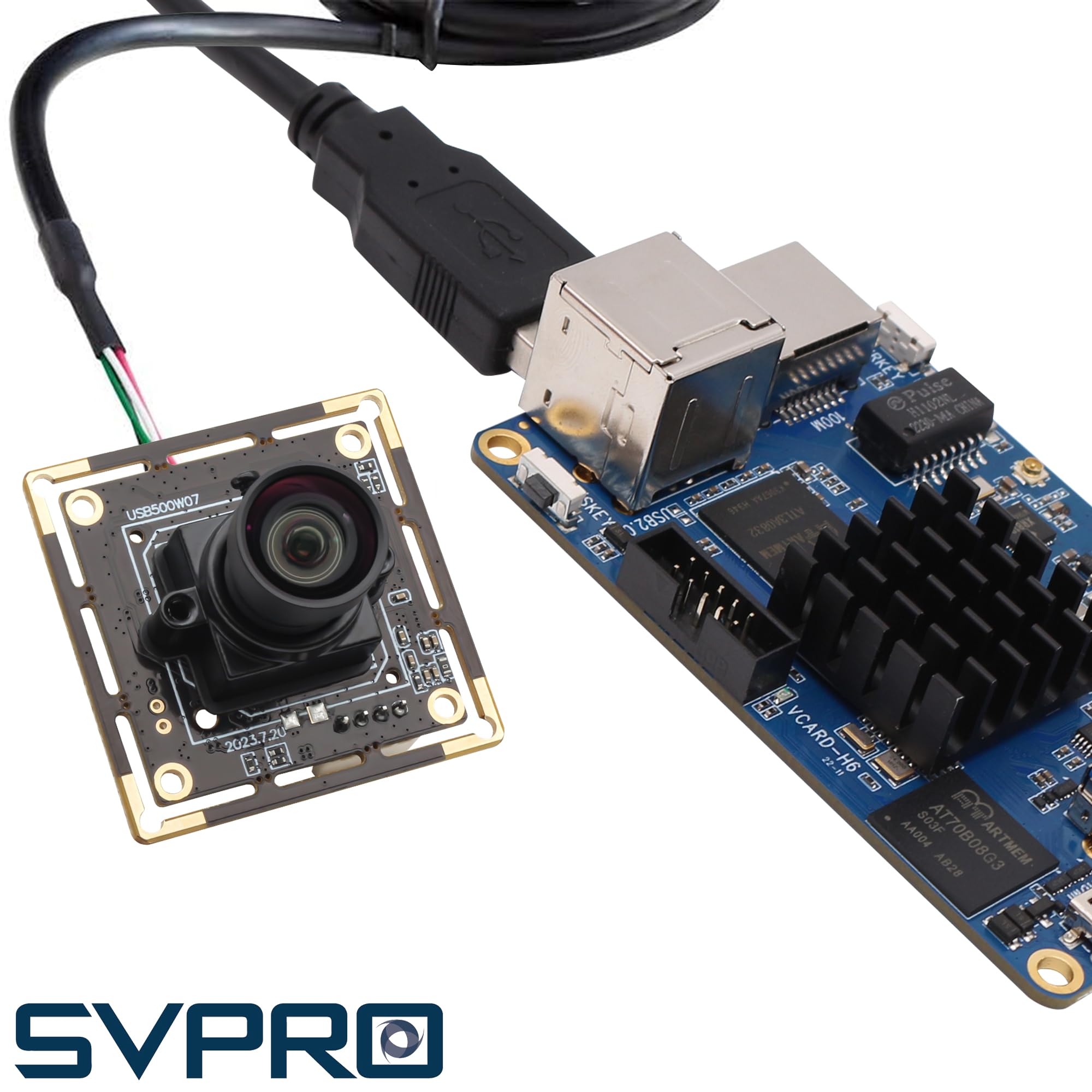 Svpro Módulo de cámara USB de 5 MP, gran angular, con sensor CMOS IMX335 de 1/2,8 pulgadas, 1944P, 30 fps, cámara de luz baja, UVC, Plug and Play, para cámara de salpicadero