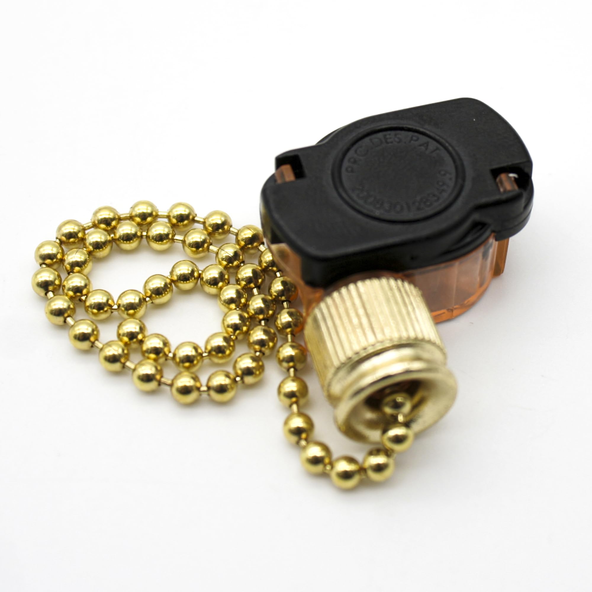 DOJA Barcelona | Interruptor de Cadena de Tracción 250V | Pack 1 | 26cm | Para Ventilador de Techo y Luz | Reemplazo de Lámpara | Interruptor de Cuerda