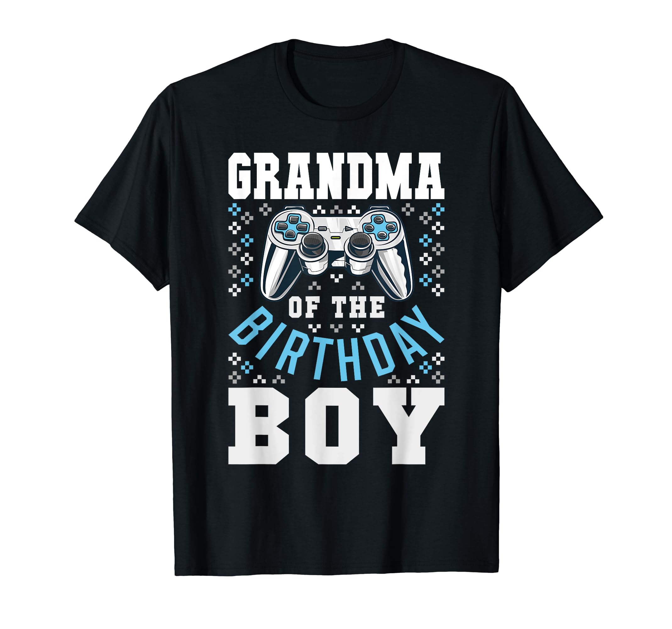 Grandma of the Birthday Boy Matching Video Gamer Birthday T-Shirt