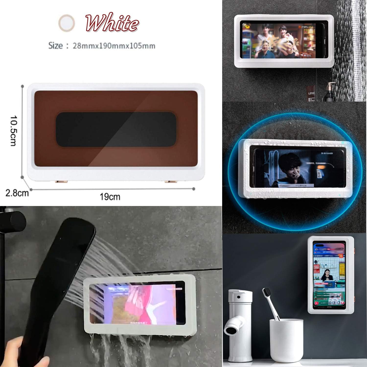 Amazon S Fields Inc お風呂スマホカバー 浴室スマホスタンド 壁掛け 貼り付け スマホホルダー トイレ 防水ケース ホワイト S Fields Inc スタンド Amazon S Fields Inc お風呂スマホカバー 浴室スマホスタンド 壁掛け 貼り付け スマホホルダー トイレ 防水ケース ホワイト S Fields Inc スタンド