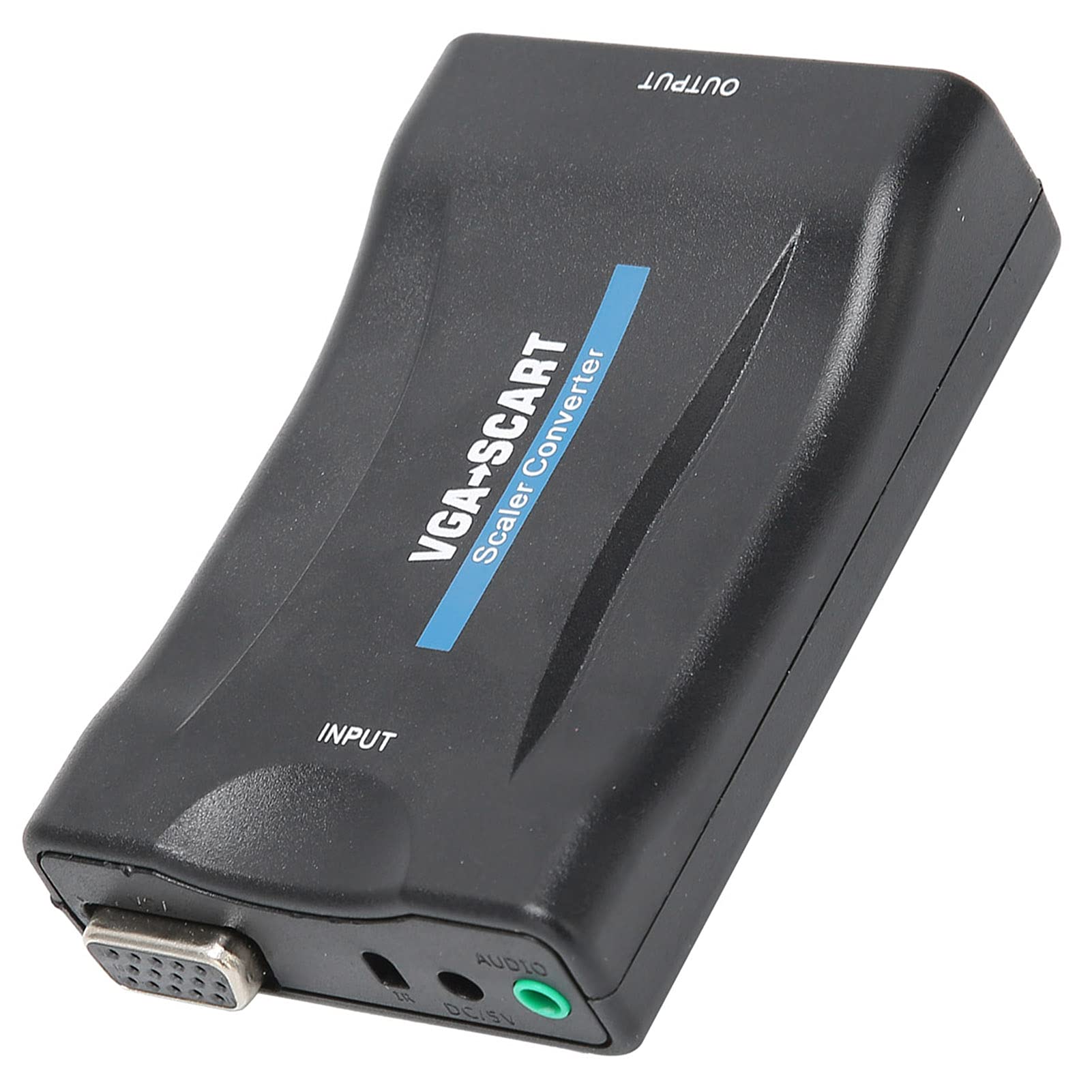 Convertitore VGA A SCART Con Telecomando E Cavo USB | Adattatore Video PAL/NTSC Per TV E Monitor