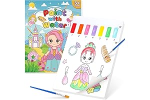 Paint with Water Coloring Books for Kids, Princess Art Craft Kit No...