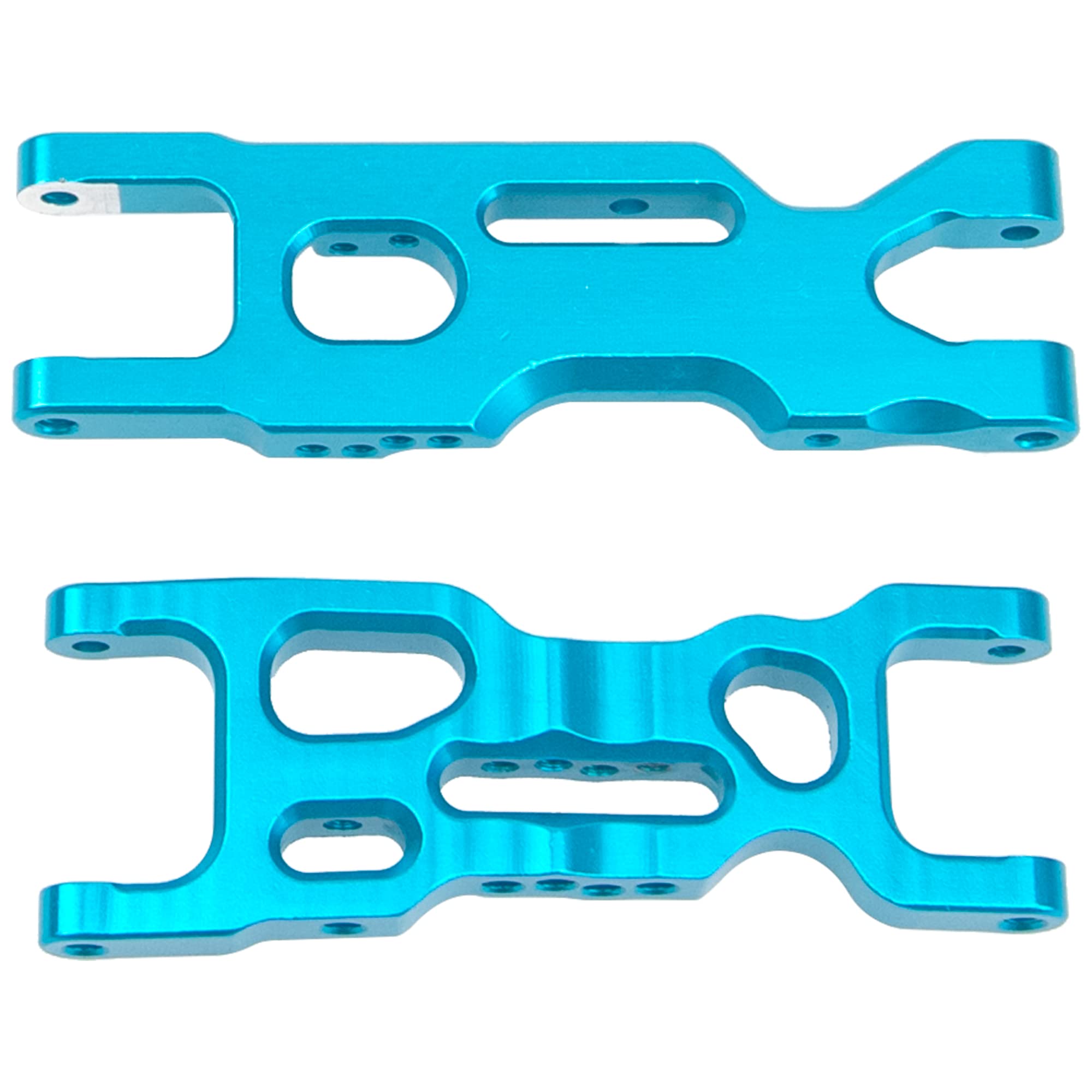 XYWOPO Kit De Pièces En Métal Pour Suspension Et Direction – Compatible Losi 1/18 Mini-T 2.0 2WD – Bras Renforcés, Tours De Choc, Moyeux – Bleu/Rouge/Noir