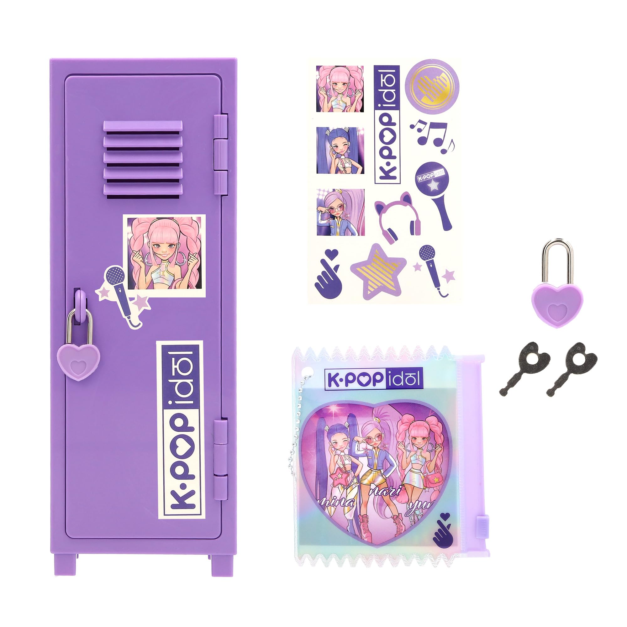 IMC Toys K-POP IDOL K-Pop Inspired Locker with Sticker Sheet and