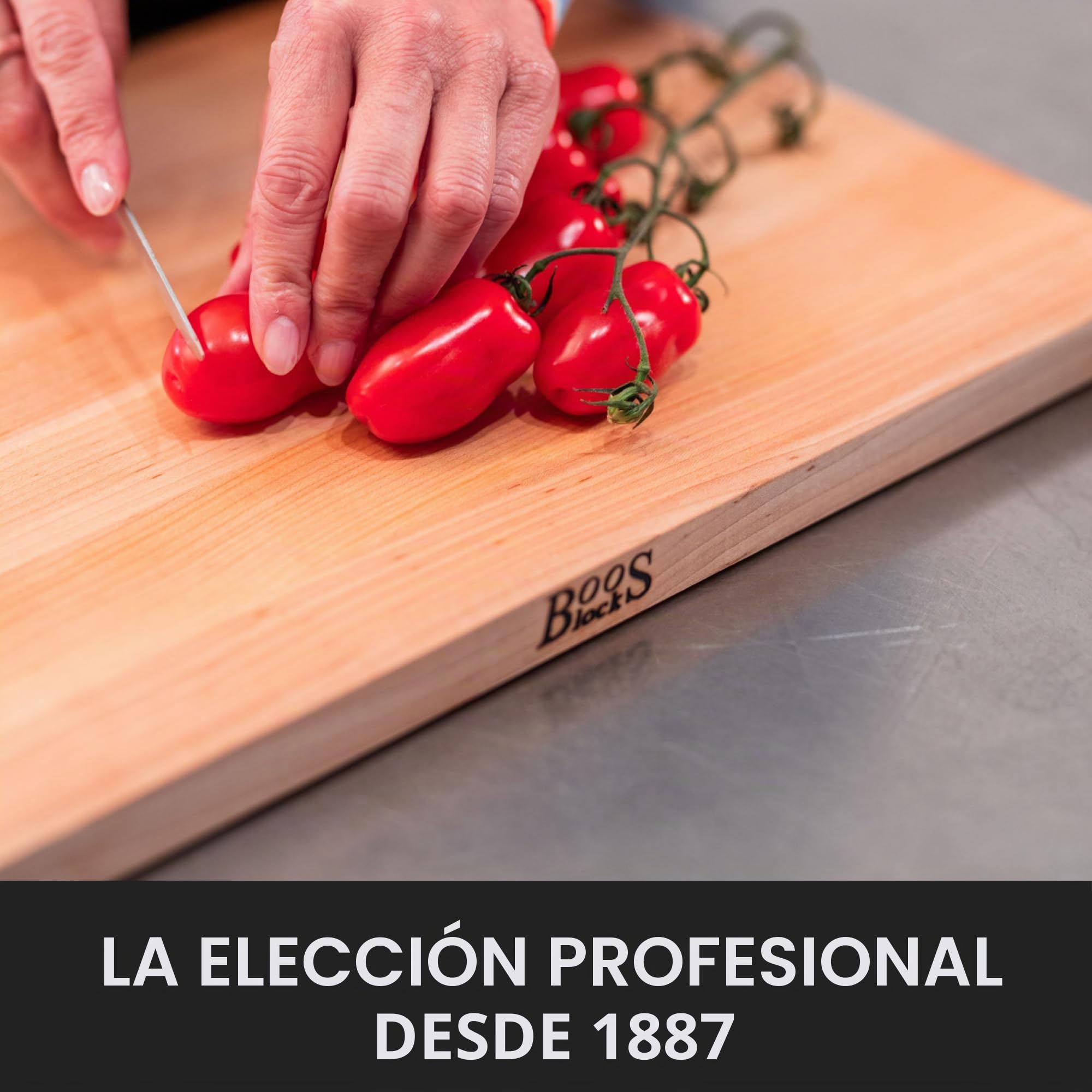 Boos Block Tabla Cortar Cocina - Tabla de Servir - Reversible - 30,5 x 20 x 2,5