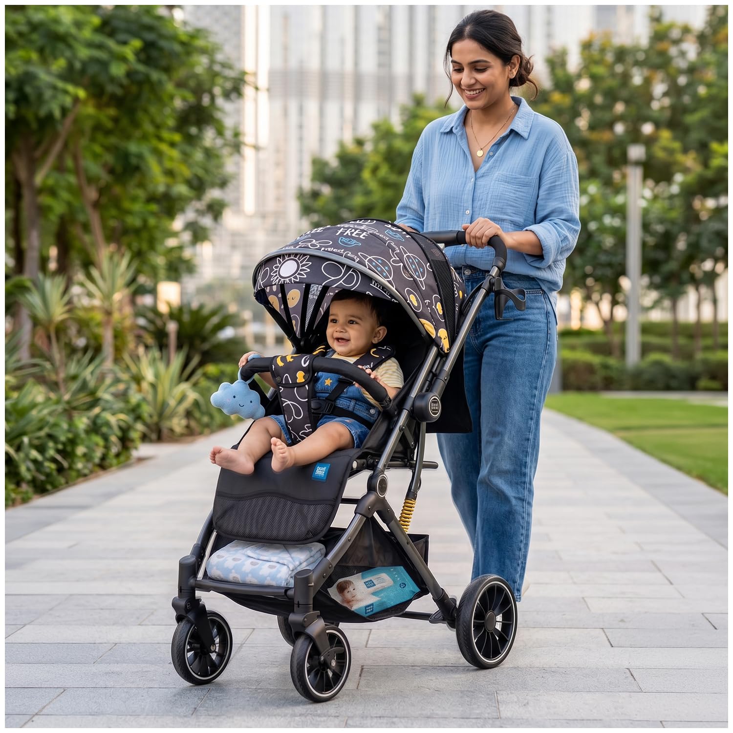 Mee Mee Baby Haven: Lightweight Travel Stroller -15