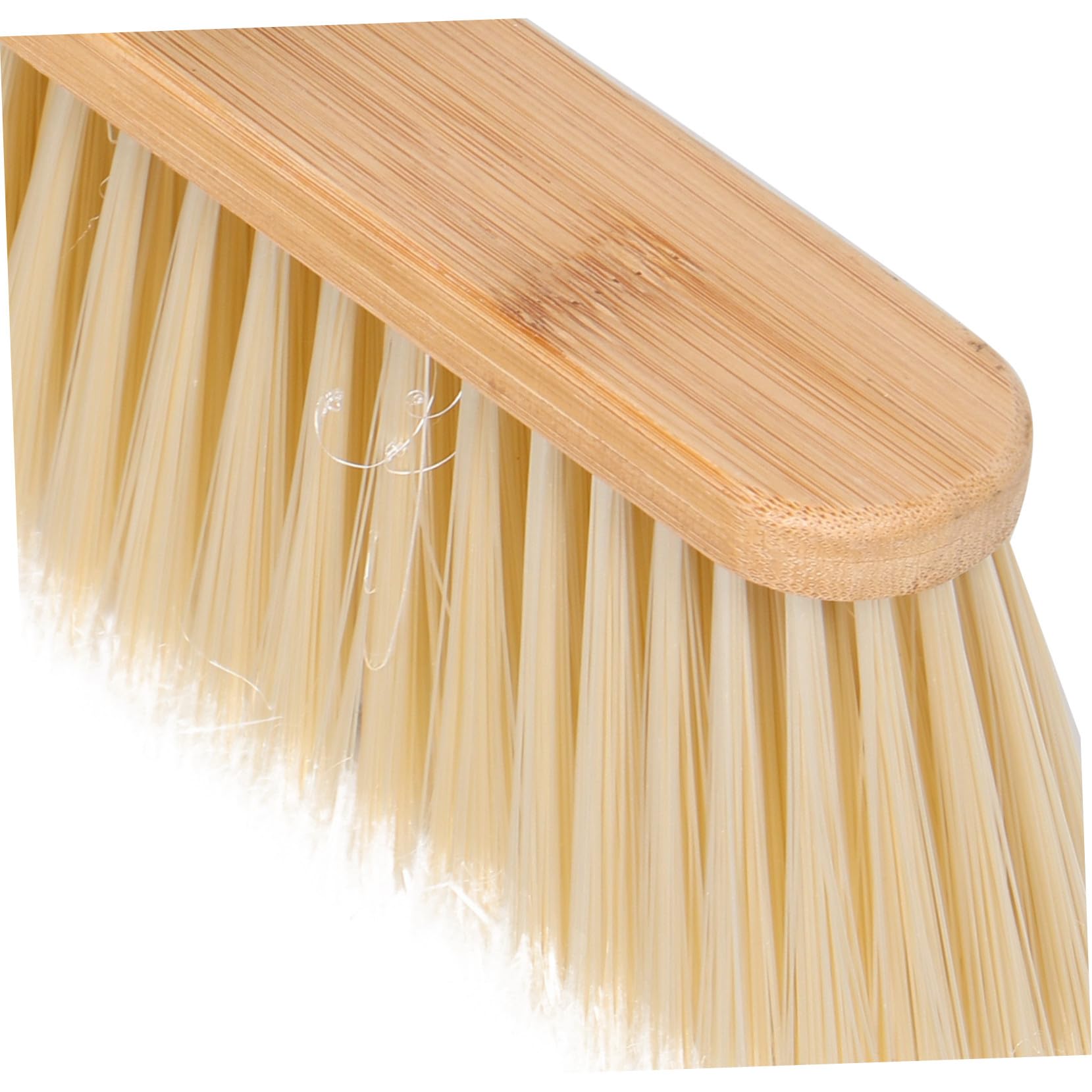 Scopa Giardino in Bamboo con Manico in Acciaio Pulizia Esterni con Setole Dure per Patio Garage e Spazzola Robusta per Spazzare e Rimuovere Detriti Strumento Durevole per Uso