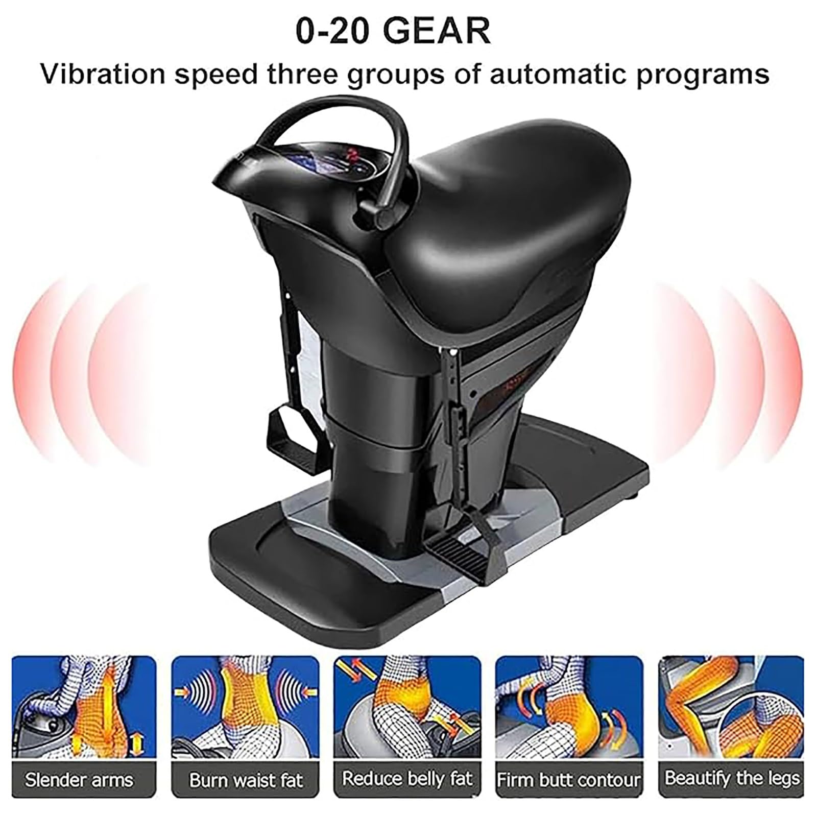 Amazon | 電動乗馬シミュレーター、20段階スピード調整可能