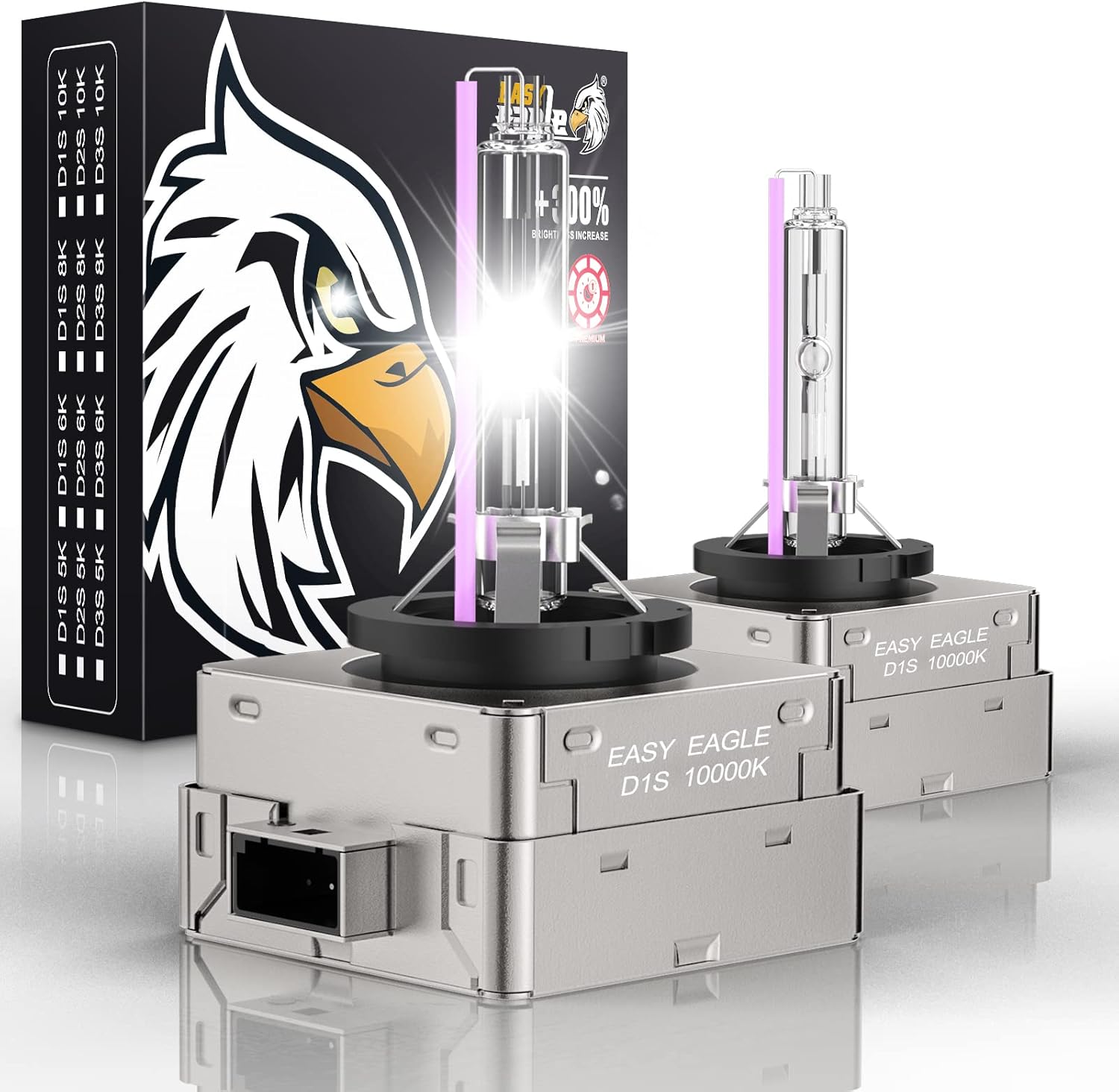 D1s Xenon Kit 2 Ampoules Xénon D1S 35W 6000K | HID 12V/85V - Remplace Philips, Osram | Pour Audi, BMW, Peugeot, Etc. Lampe Phare HID D1S - Foto 4