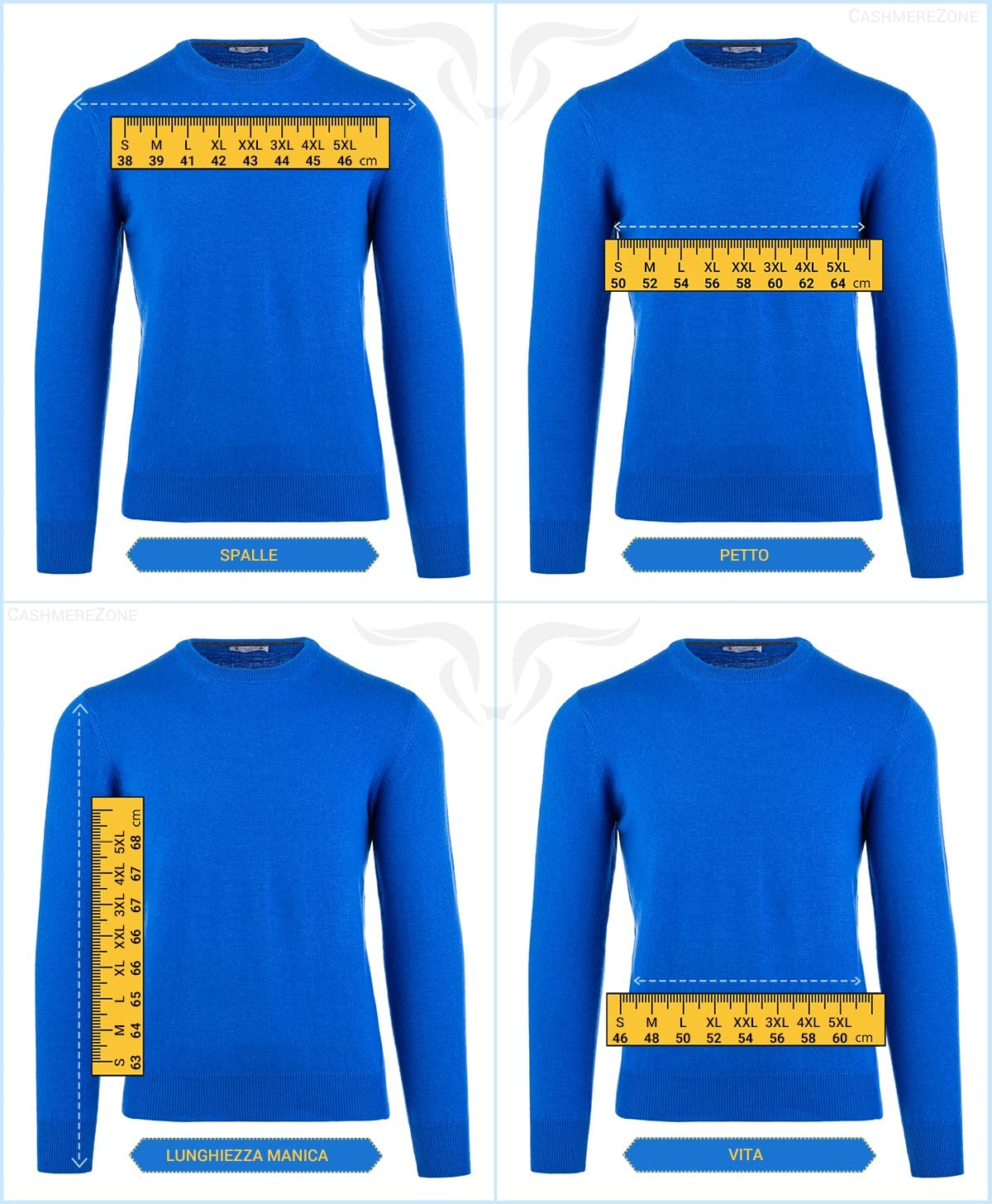 Camiseta para Hombre 100% Cachemira Ultra Ligera Suave Cuello Redondo de Manga Corta Artesanía Italiana