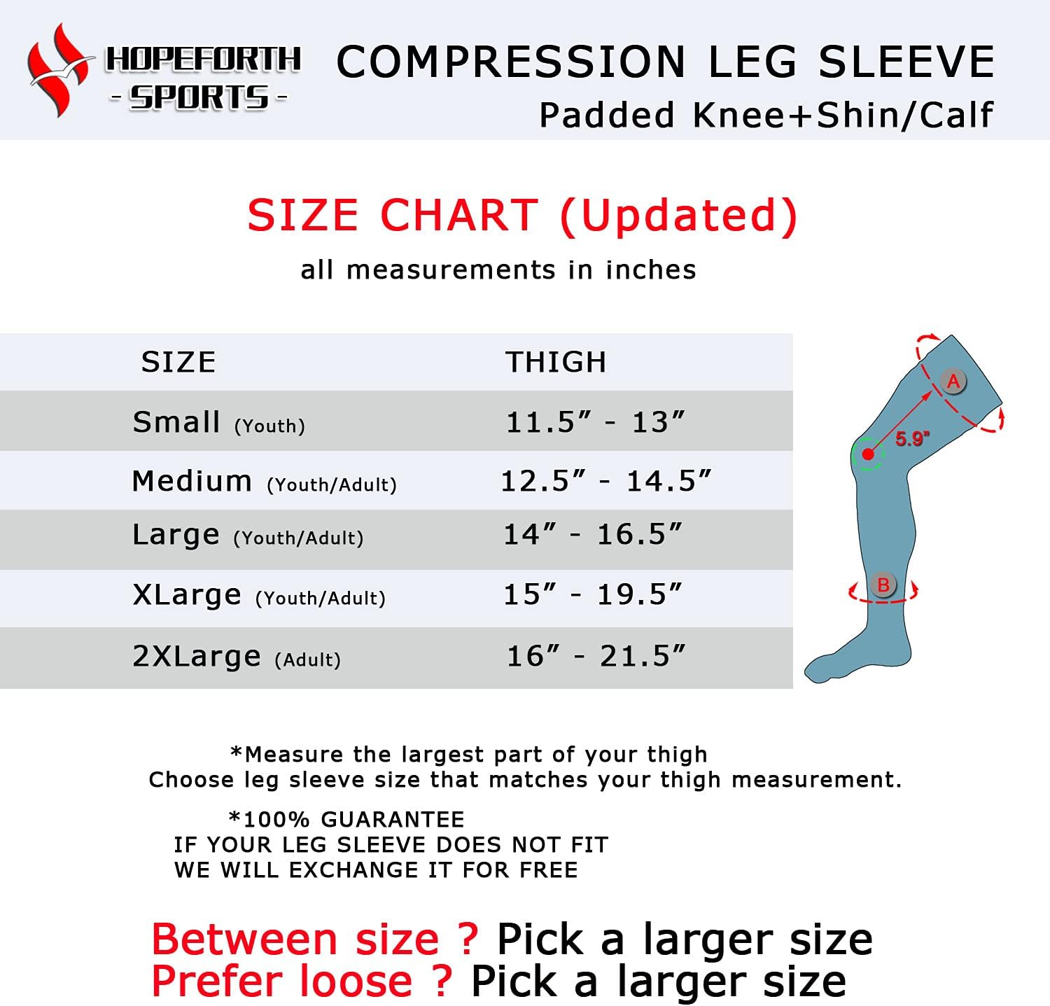 HOPEFORTH Knee Calf Padded 2 Pack Compression Leg Sleeve Thigh Sports Protective Gear Shin Brace Support for Football Basketball Volleyball Soccer Baseball Tennis Youth Kids Adult : Sports & Outdoors