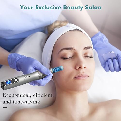 Miniatura 5 de Dr. Pen M8S Microneedling Pen con 20 cartuchos de repuesto, kit de bolígrafo inalámbrico Derma Microneedle, herramientas profesionales para el