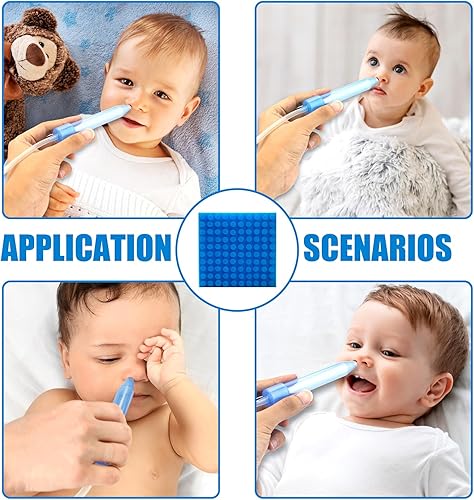 Miniatura 11 de Paquete de 100 filtros higiénicos de aspirador nasal de alta calidad, repuesto para filtros de aspirador nasal de bebé, sin BPA, ftalatos y látex