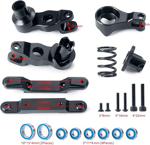 Miniatura 2 de Kit de montaje de dirección de aleación de aluminio para camión 15 X-MAXX RC