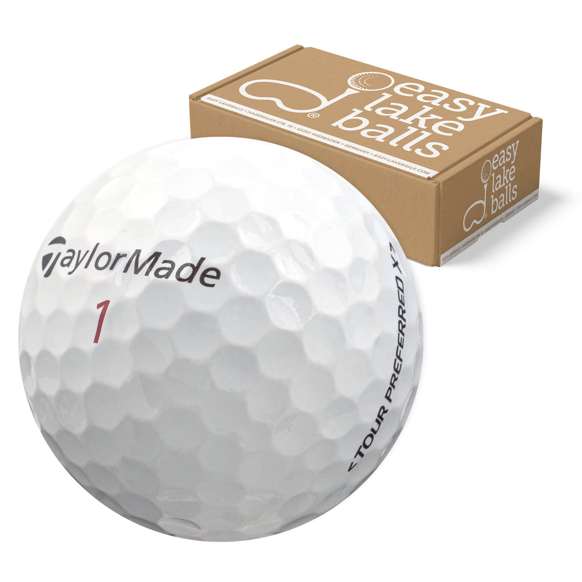 50 Taylor Made Tour Preferred X Lake Balls / Golf Balls - Quality AAA/AA - in Net Bag