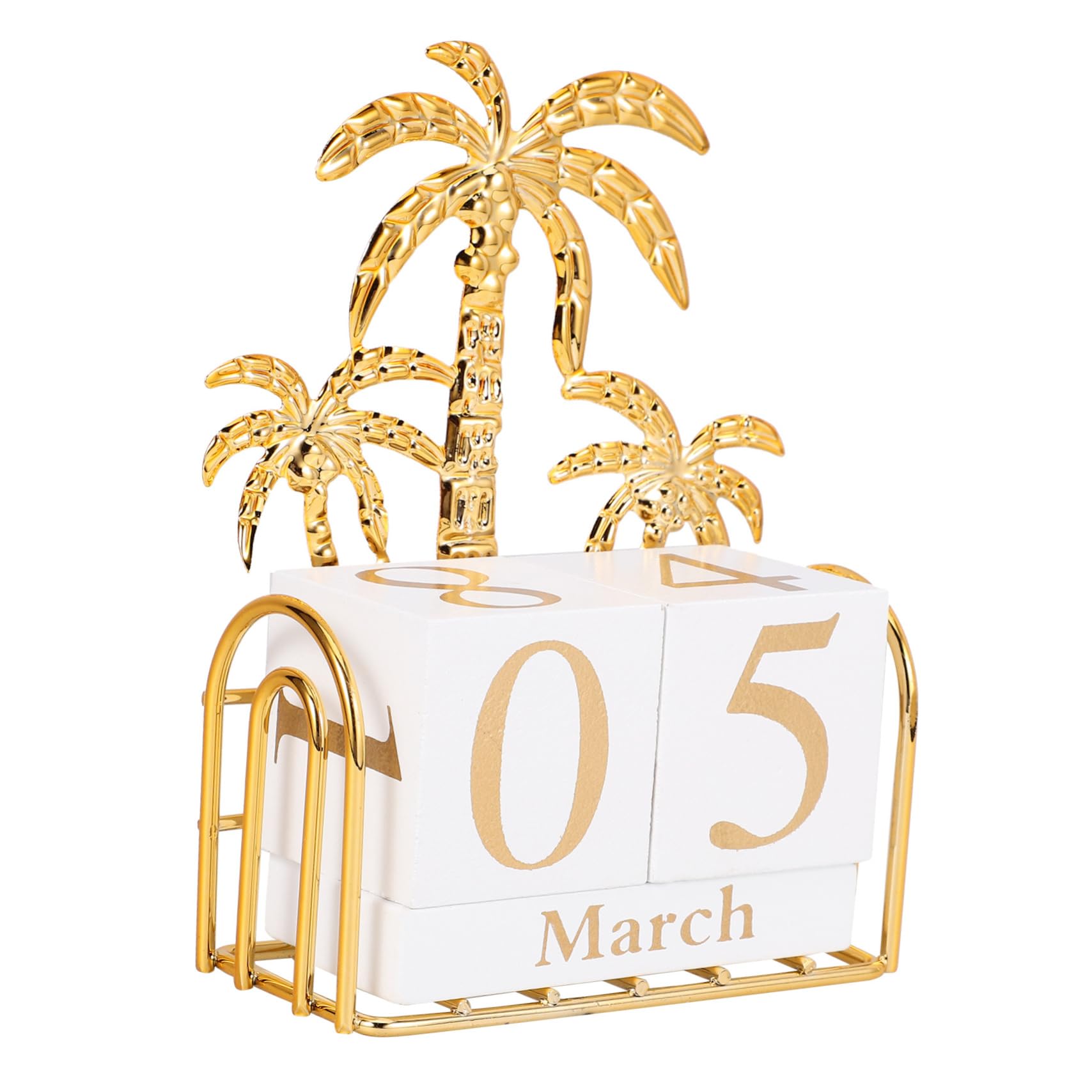 POPETPOP 3 Set Decorazione Del Calendario in Legno 365 Calendari Da Tavolo Calendario Da Tavolo Anno in Piedi Calendario a Fogli Mobili Perpetuo Poster Calendario Rustico Carta Di Legno