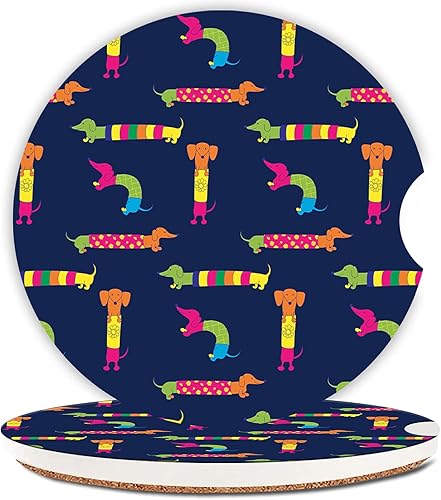 Miniatura 8 de Posavasos de automóvil para portavasos de automóvil, bonitos accesorios de automóvil para interior de mujer, 2 posavasos para automóvil, tapete de