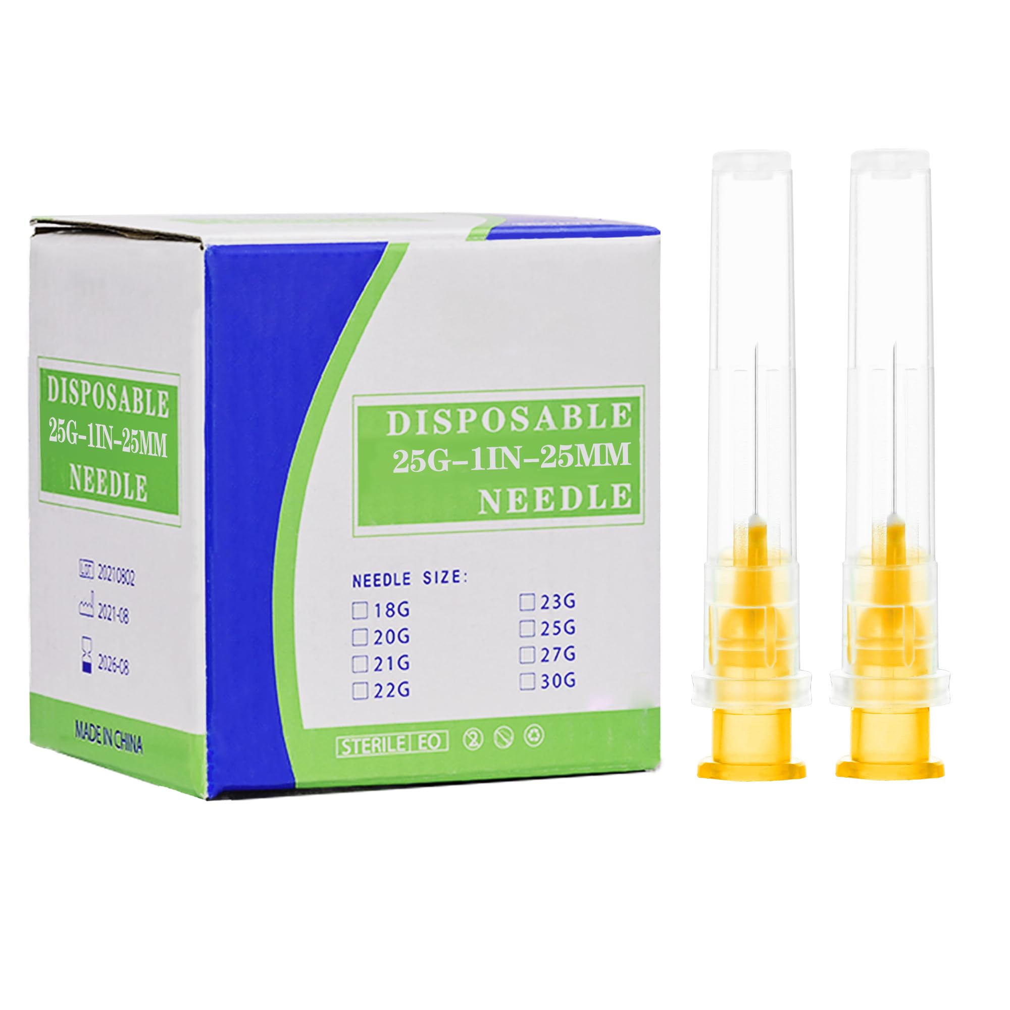 32G Disposable Luer Lock Accessories 4/25in (4mm) Needle, Individually Sterile Sealed, Pack of 100 — Amazon image 11
