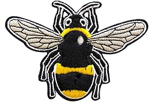 FabStix Buzzy The Bumble Bee Buzzy The Bumble Bee Iron on Patch or Sticker Applique