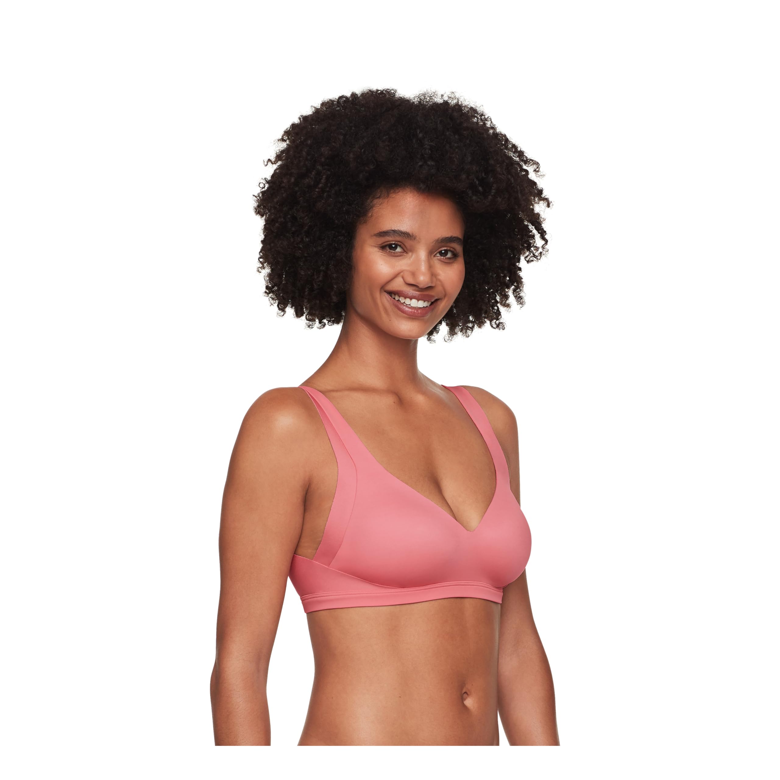 Warner's Womens No Side Effects Underarm and Back-Smoothing Comfort Wireless Lightly Lined T-Shirt Bra Ra2231a