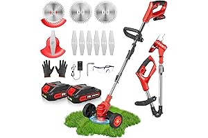 Lightweight and Electric Lawn Trimmer with Wheels
