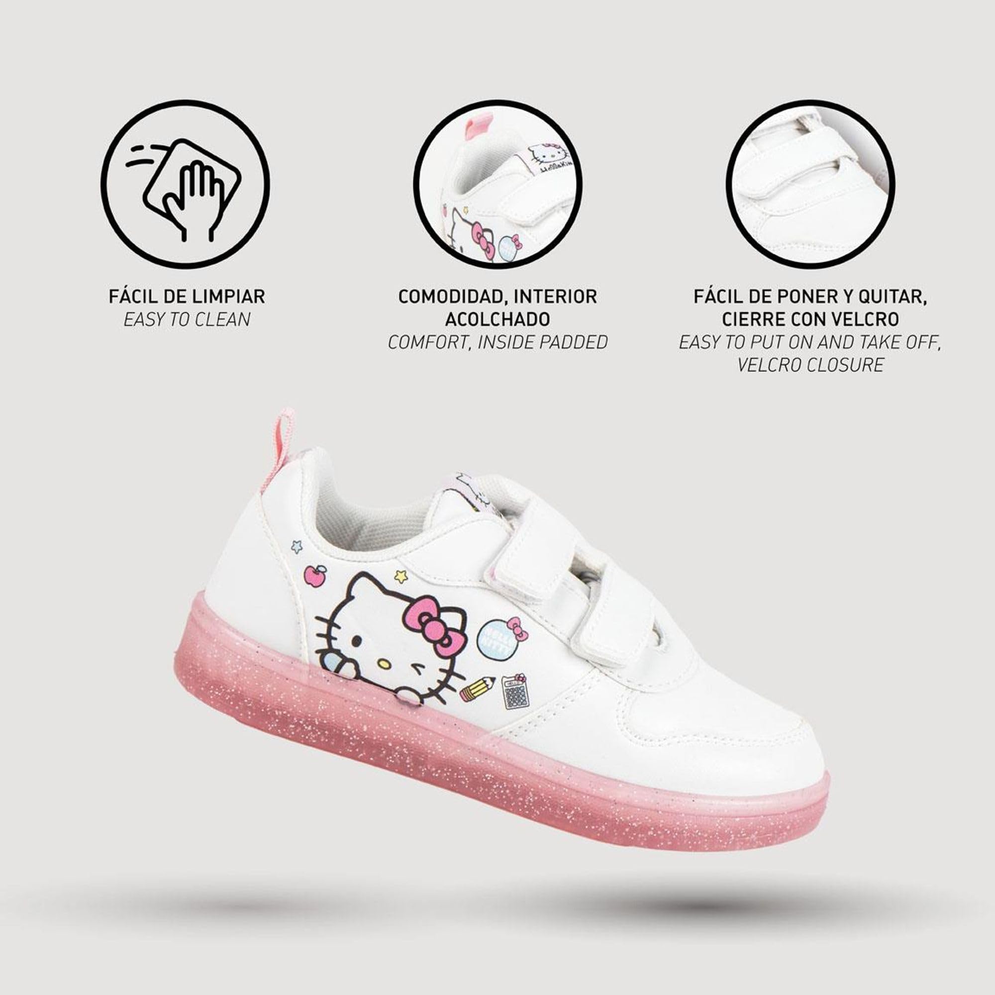 CERDÁ Life's Little Moments Deportiva Suela PVC Escolar Hello Kitty Niños Y Niñas Calzado Infantil Licencia Oficial BasketMixte Enfant