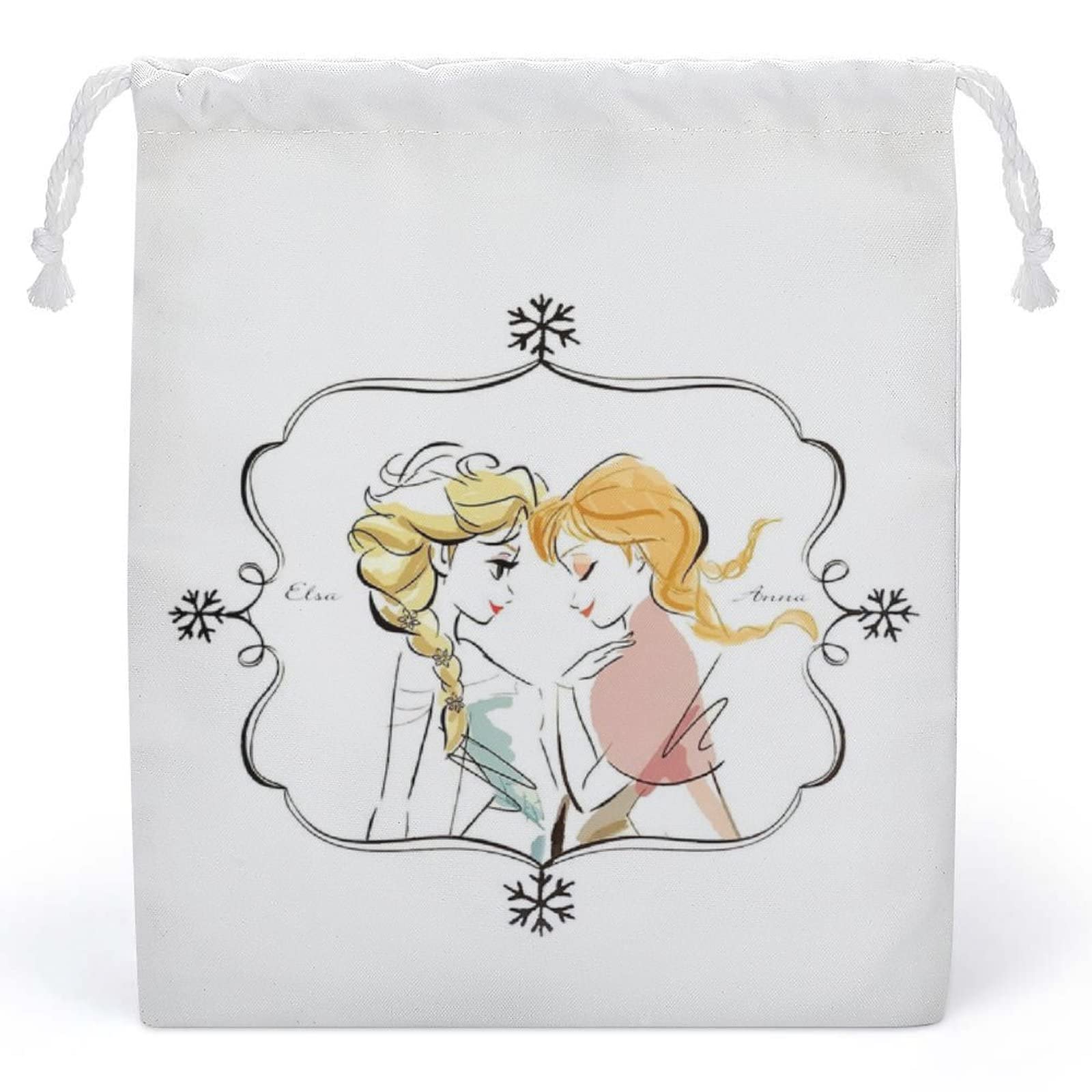 Amazon.co.jp: アナと雪の女王 巾着袋 中 給食袋 ギフトバッグ 小物