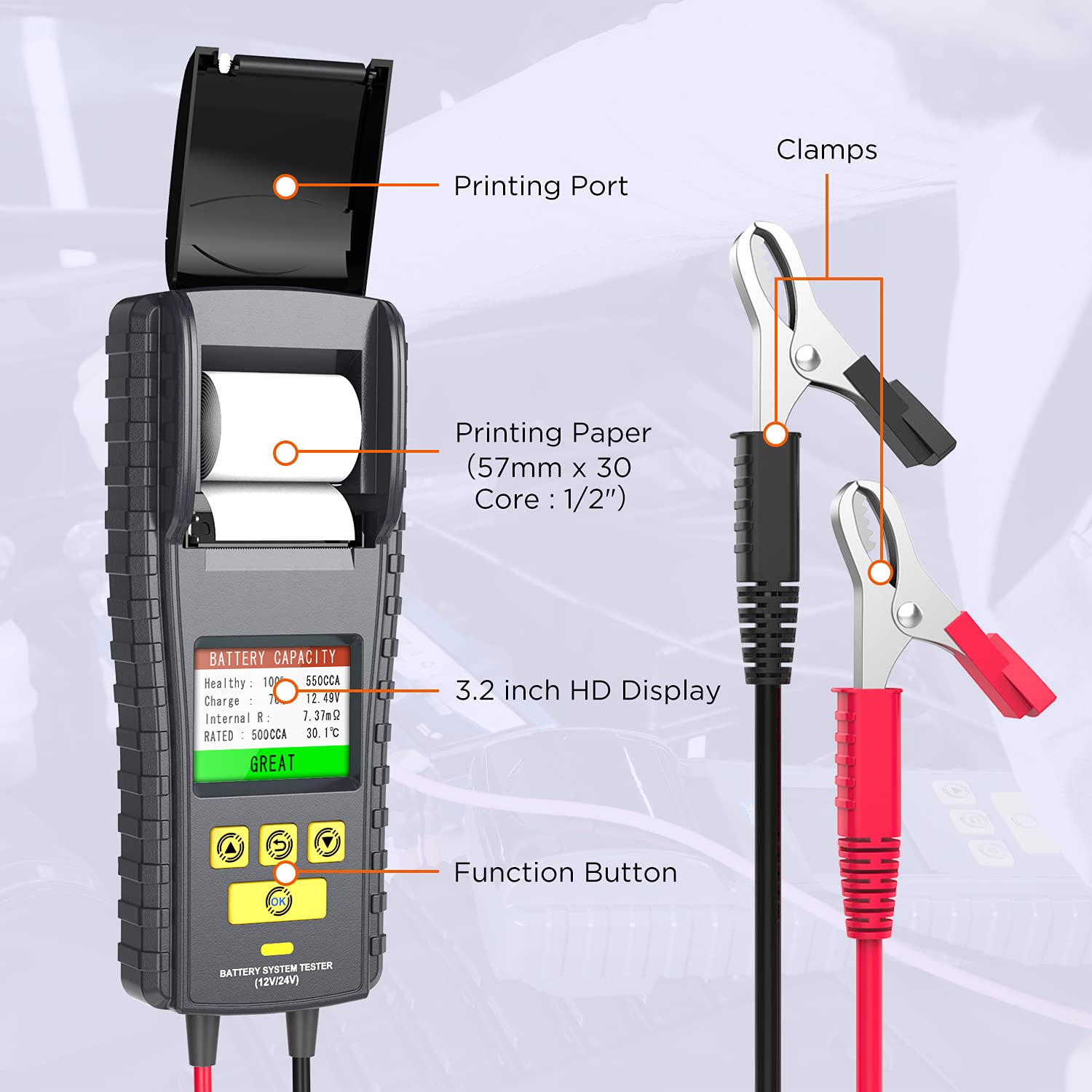 Car Battery Load Tester 100-2000 CCA