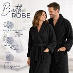 DAN RIVER Premium Cotton Terry Robes for Women and Men, Ultra Soft bathrobe with Adjustable Waist Belt and Pockets