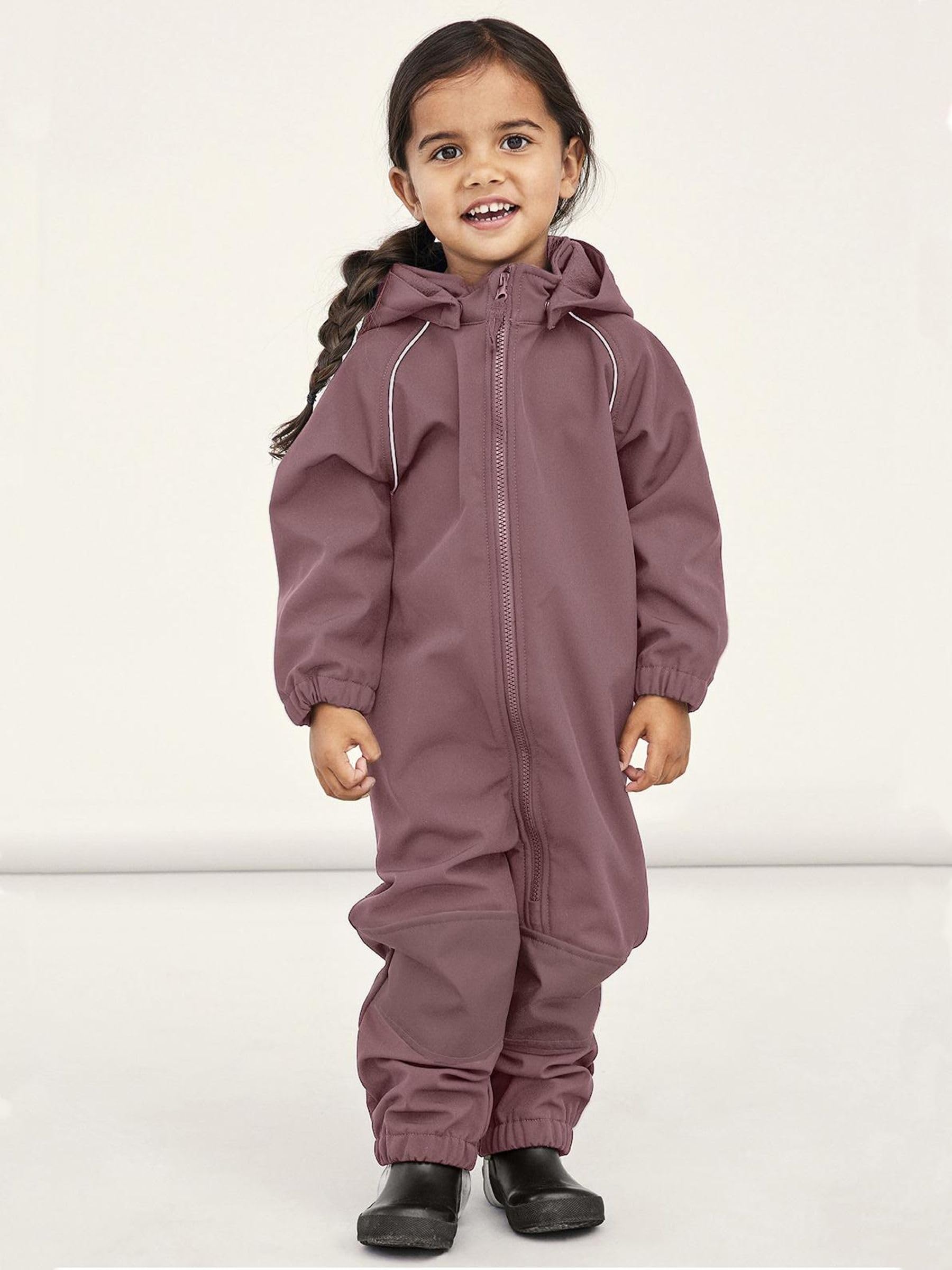 NAME IT - Nmnalfa Softshell Suit Solid FO Noos, Completo da Pioggia Unisex - Bimbi 0-24
