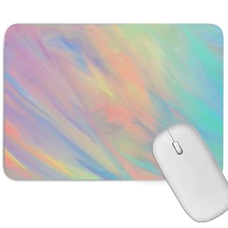 Artich Designer Gaming Mouse Pad for Office Laptop/Computer with Super Soft Non-Slip Rubber Base and Lycra Cloth Surface for Silky Touch Rectangle (Painted Marble)