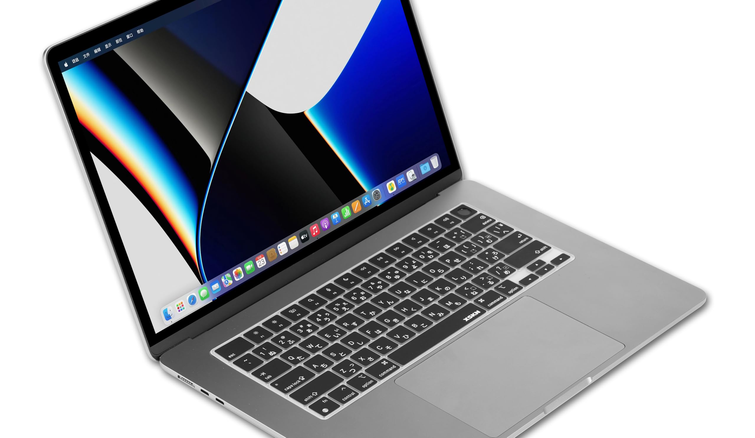 XSKN Capa de teclado em língua japonesa preta versão dos EUA para