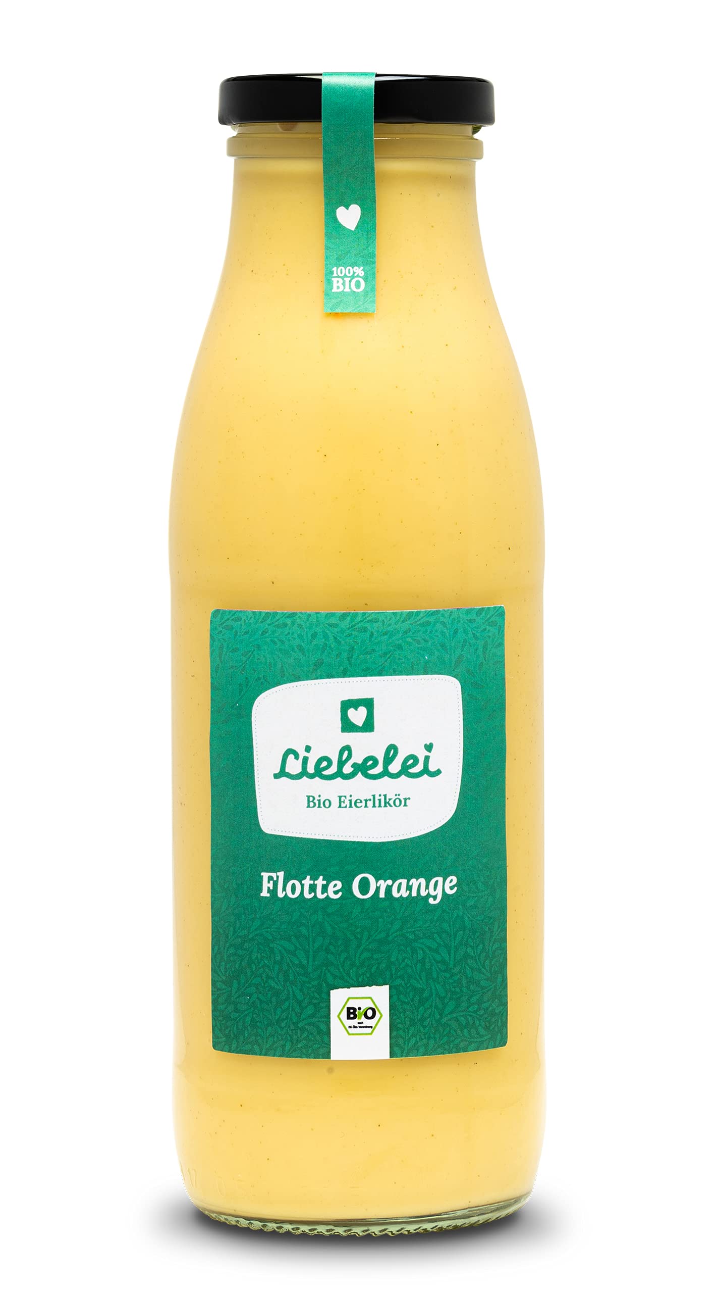 LIEBELEI BIO EIERLIKÖR FLOTTE ORANGE (0,5 l) - BIO Eierlikör mit einem frischen Hauch Orange