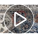 RUUGME Large 10x14 Area Rugs - Large Boho Rugs for Living Room Stain Resistant Carpet Vintage Tribal Rugs for Bedroom Kitchen with Non Slip Backing Decor Floor Decoration Mat 10x14 Navy/Blue