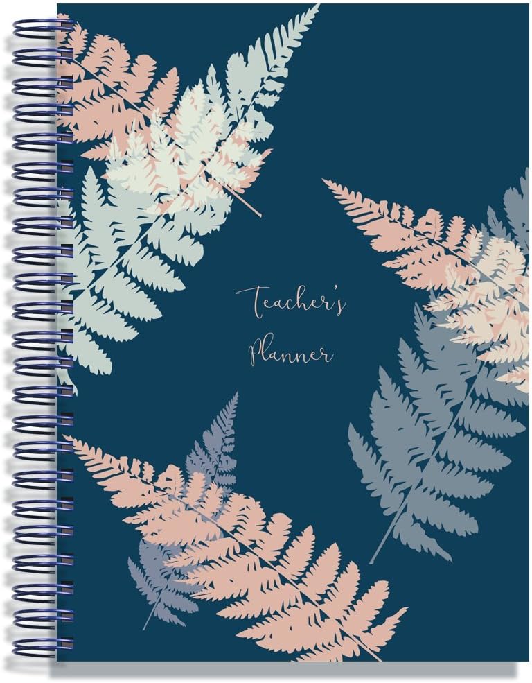 Teacher Planner 2024-2025 by Pirongs A4 9 Lesson - Fern