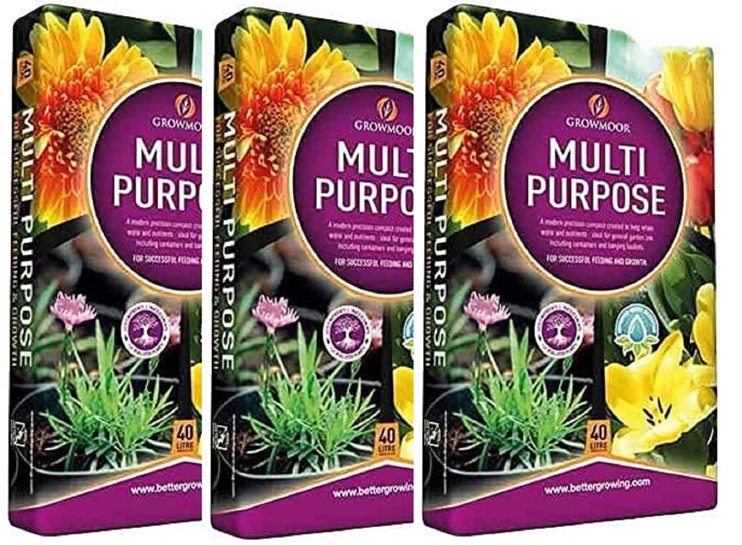 Buy MultiPurpose Growmoor Compost Soil Contains Nutrients for Plants