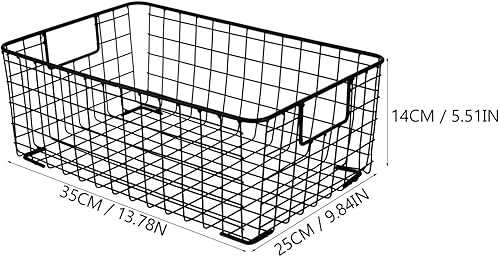 Miniatura 2 de Cesta de almacenamiento de frutas de cocina, cesta de encimera de alambre, frutas, verduras, aperitivos, despensa, organizadores, asa de