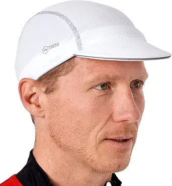 Tough Headwear Cycling Cap for Men and Women – UPF 50+ Sun Protection, Sweat Wicking, Breathable Bike Hat with Brim