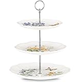 Butterfly Meadow 3-Tiered Server, 4.10 LB, Multi
