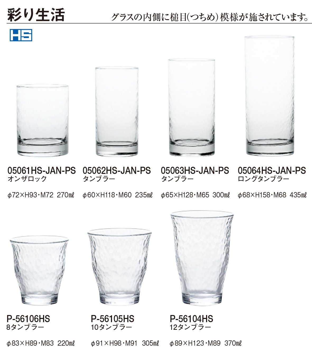 Amazon｜東洋佐々木ガラス グラス タンブラー 彩り生活 300ml 日本製