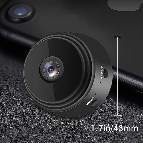 Miniatura 6 de Cámara secreta Cámara espía WiFi Cámara de seguridad para el hogar Mini cámara oculta Grabadora de video Visión nocturna Reproducción de Negro