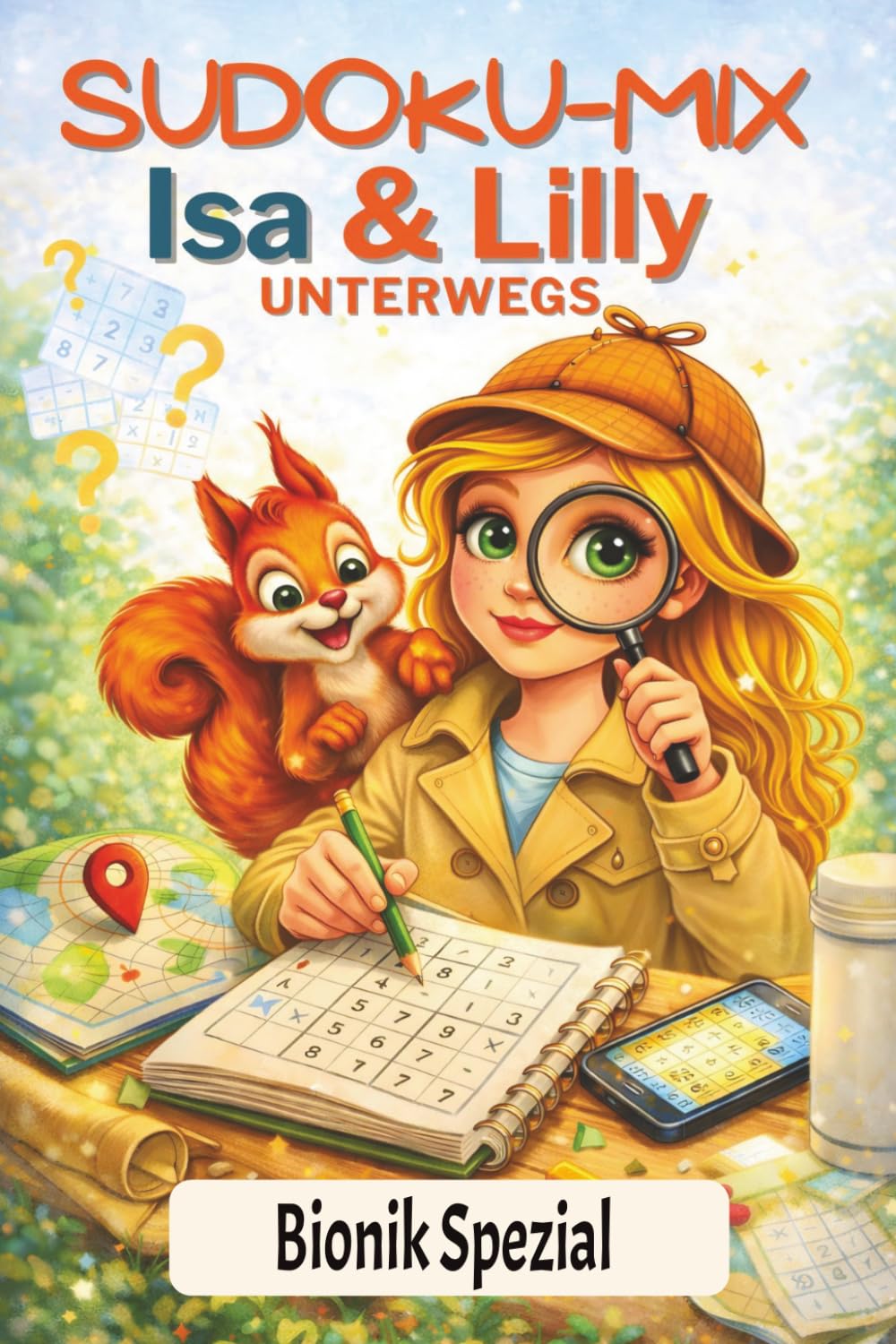 Sudoku für Kinder ab 7 Jahren: Mini-Sudoku-Buch mit Bionik Funfacts: Isa & Lilly unterwegs – 6x6 Rätsel + spannende Natur-Funfacts | Bionik Spezial ... Wartezeit (Isa & Lilly entdecken die Welt)