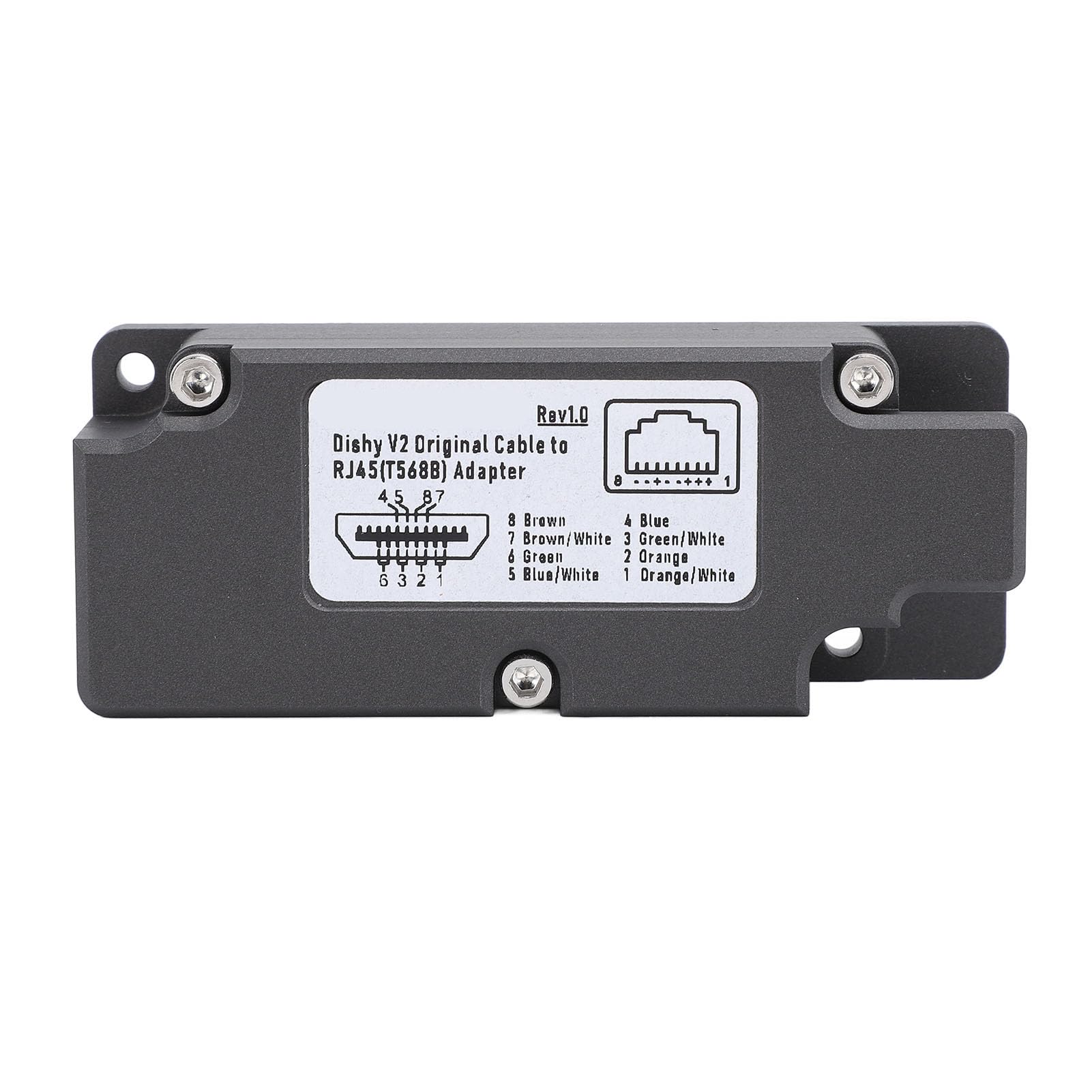 Adattatore Dishy V2 a RJ45 Connessione di rete stabile Adattatore Ethernet per GEN2 Piatto rettangolare Internet satellitare V2
