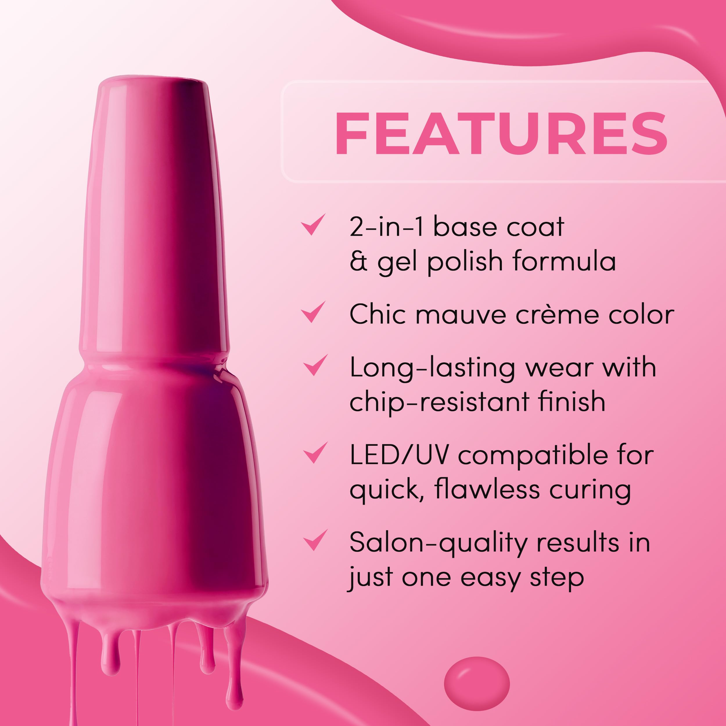 Amazon.com : China Glaze Gelaze Gel-N-Base in One – Bottoms Up, 2