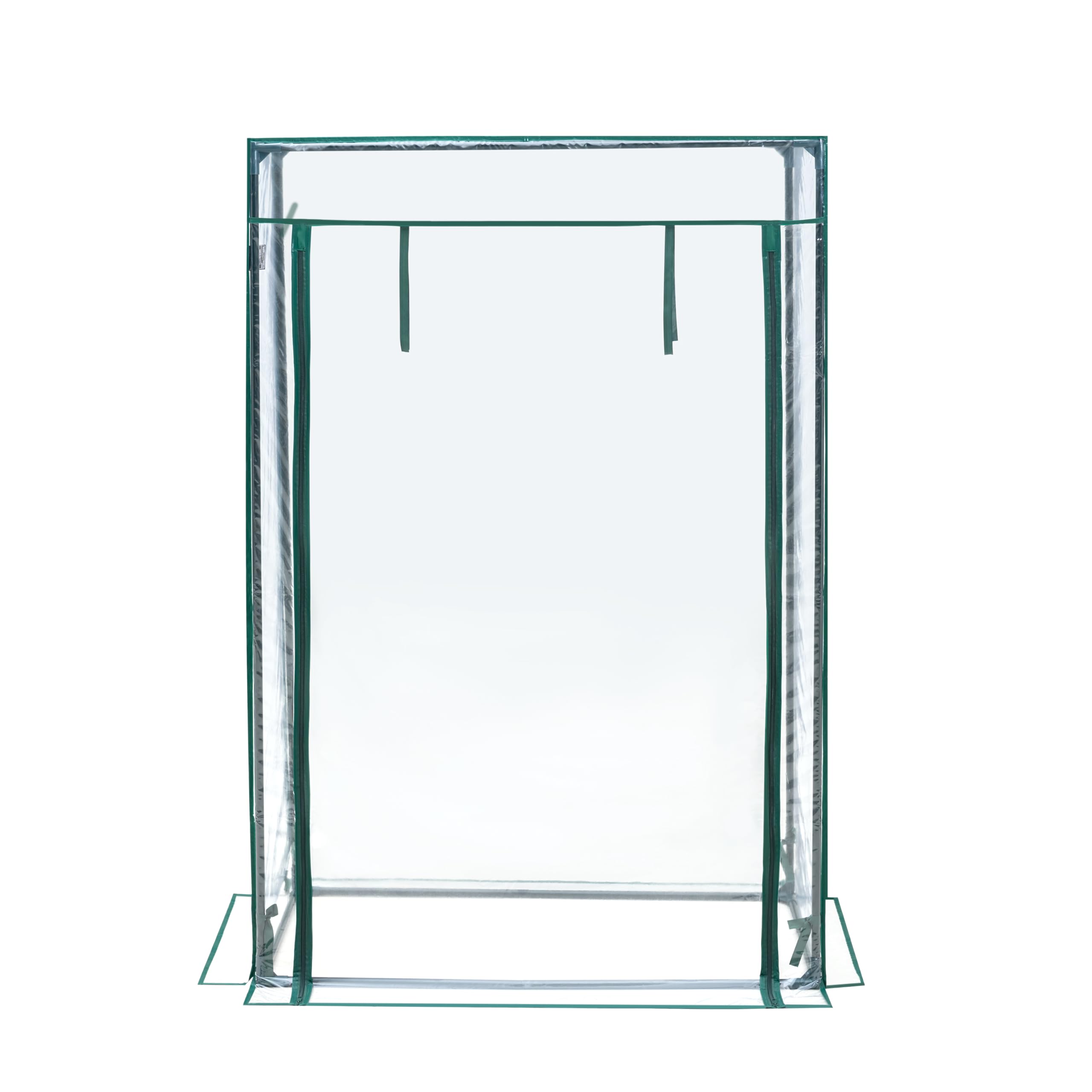 KANWOD Serra da Giardino con Porta Arrotolabile, Invernale, Stabile e Facile da Montare, Pellicola Trasparente 140 g/m², Protezione delle Piante, Verdure, Fiori, Serra per Orto, Balcone e Giardino