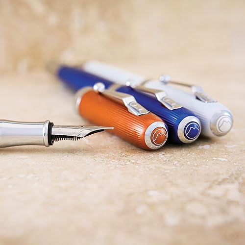 Vista 9 de MONTEVERDE Rodeo Drive Pluma Estilográfica a todo color (azul) - Punta mediana