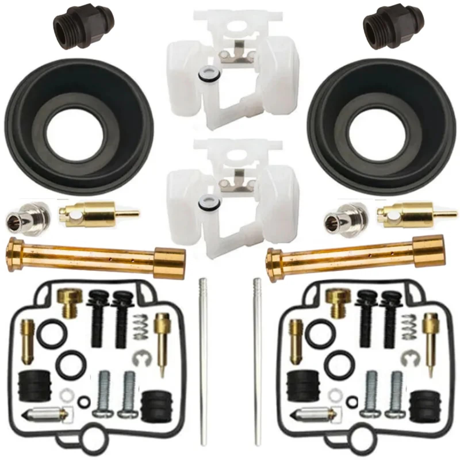 Kit Carburador Repuesto Kit De Reparación De Carburador De Motocicleta, Diafragma De Vacío Compatible Con Aprilia Para Pegaso 650 Para Cubo Émbolo De Montaje De Flotador(D Style)