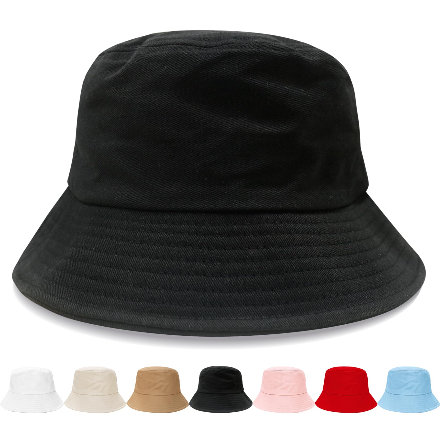 NPQQUAN Bucket Hats fot Men Women Packable Foldable Sun Hats for Women Beach Travel Cap