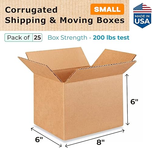 Miniatura 35 de Cajas para envío IDL Packaging - B-1266-5 de cartón corrugado, tamaño pequeño, de 12 pulgadas de largo x 6 pulgadas de ancho x 6 pulgadas de alto