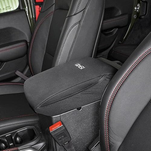 Miniatura 7 de INTGET Funda para Consola Central de Coche para 2020 2021 2022 2023 Jeep Gladiator Wrangler JL JLU 2018 2019 Funda para Reposabrazos Accesorios para